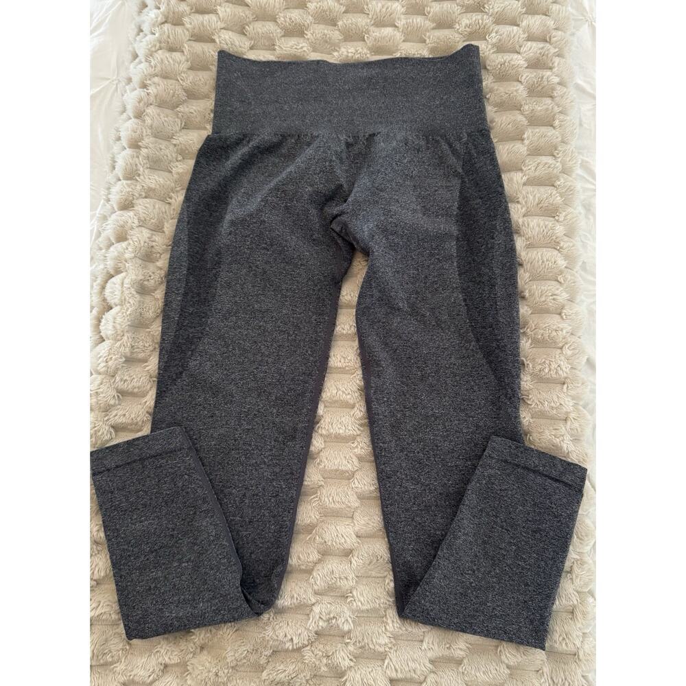 NVGTN Seamless Contour Leggings Womens Charcoal Stretch High Waist Size M